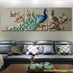 Tranh 3D Treo Tường Đôi Chim Công Phượng – PD001M