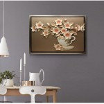 Tranh Phù Điêu 3D Bình Hoa Lan – K57001A