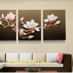Tranh Phù Điêu 3D Hoa Mộc Lan – C8018