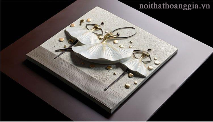 Tranh Phù Điêu 3D Tượng Khiêu Vũ- B6069A