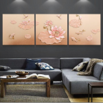 Tranh Phù Điêu 3D Sen Hạ – PD022M