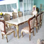 Bàn ăn cổ điển Châu Âu HG01